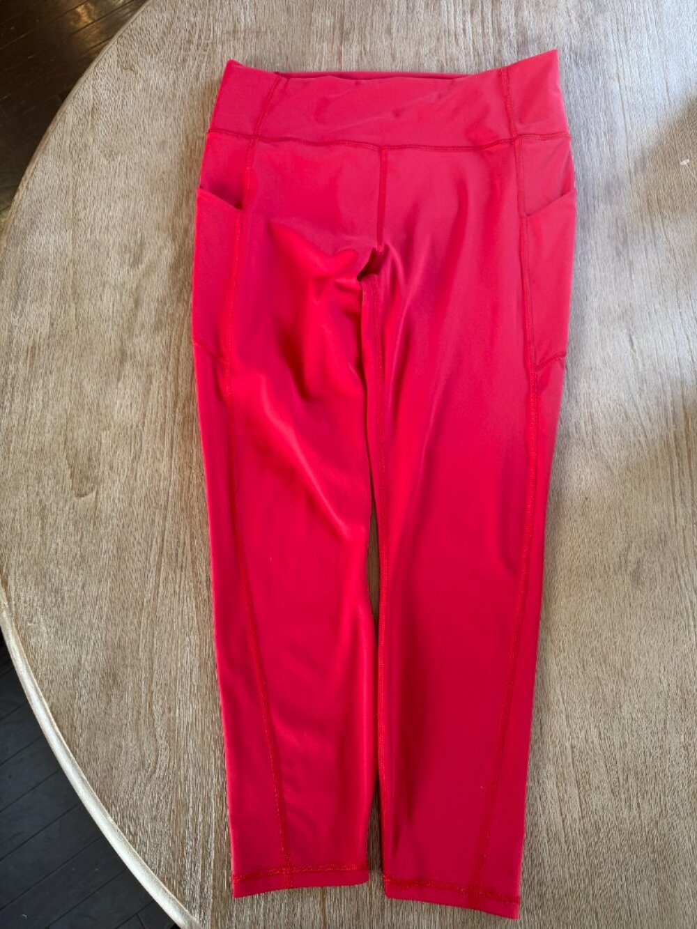Fabletics PureLuxe Red Leggings, Size XL